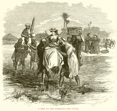 A Trip to the Pyramids--Old Style by English School