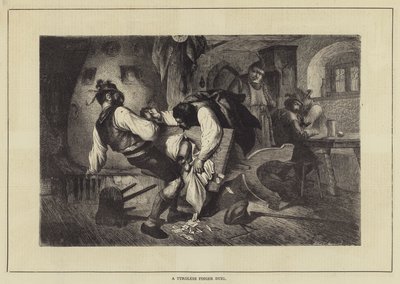 A Tyrolese Finger Duel by English School