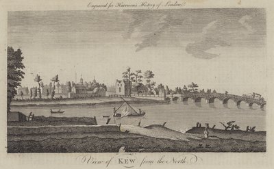A View of Kew from the North by English School