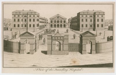 A View of the Foundling Hospital, London by English School