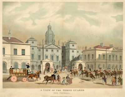 A View of the Horse Guards, from Whitehall by English School