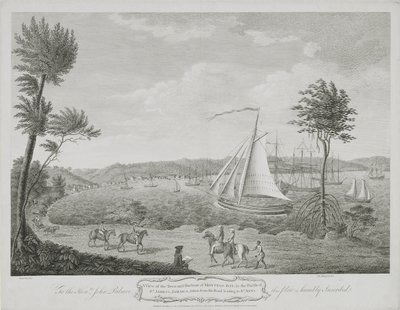 A View of the Town and Harbour of Montego Bay, in the Parish of St. James, Jamaica, from 