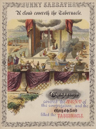 A Cloud Covereth the Tabernacle by English School