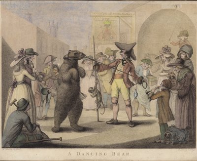 A Dancing Bear by English School