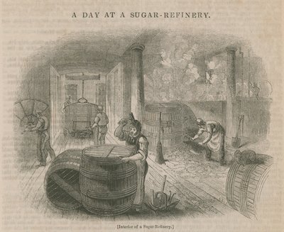 A Day at a Sugar Refinery by English School