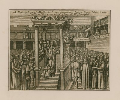 Description of Master Latimer by English School
