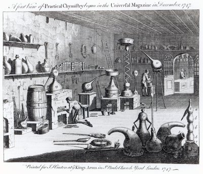A First View of Practical Chemistry Begun in the Universal Magazine in December 1747 by English School