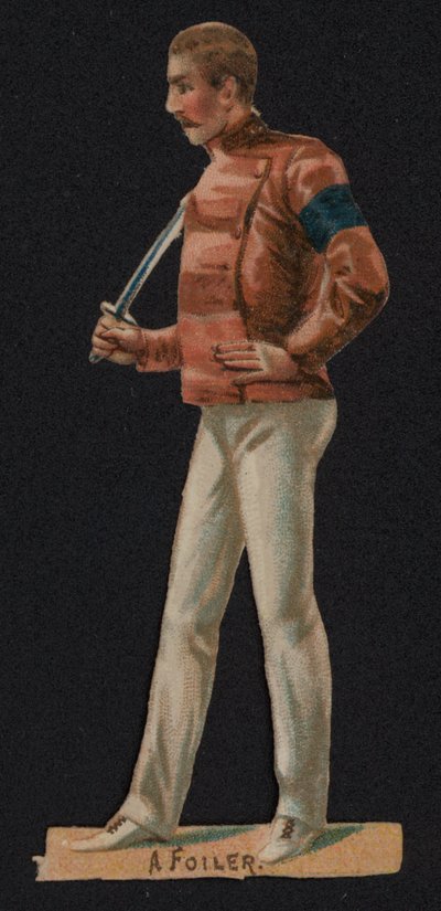 A Foiler, Fencing by English School