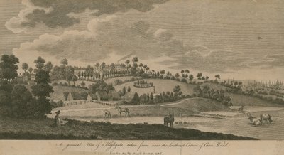 A General View of Highgate, London, Taken from Near the South East Corner of Caen Wood by English School