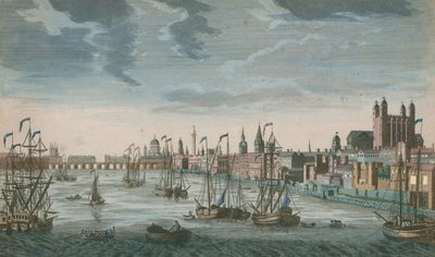 A General View of Sailing Craft on the Waters of the River Thames by English School