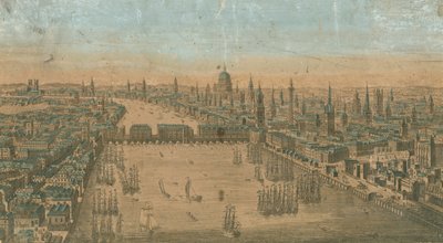 A General View of Sailing Craft on the Waters of the River Thames by English School