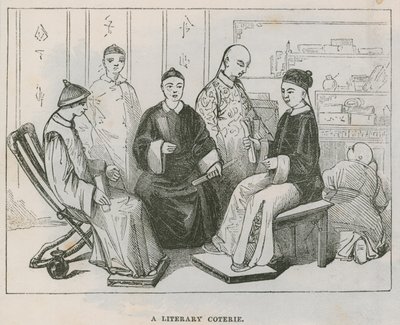 A Literary Coterie; A Visit to the Chinese Collection by English School