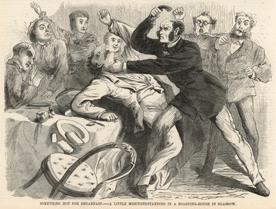 A Little Misunderstanding in a Boarding-House in Glasgow by English School