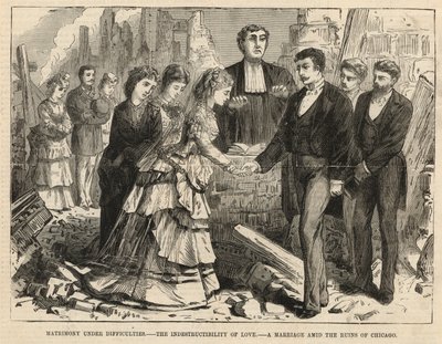A Marriage Amid the Ruins of Chicago by English School