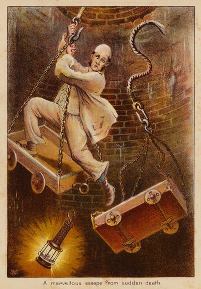 A marvellous escape from sudden death by English School