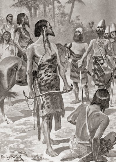 A Meeting Between Tyrian Founders of Carthage and Libyan Chiefs, from Hutchinson