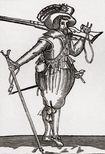 A Musketeer During the Reign of King James I, from 