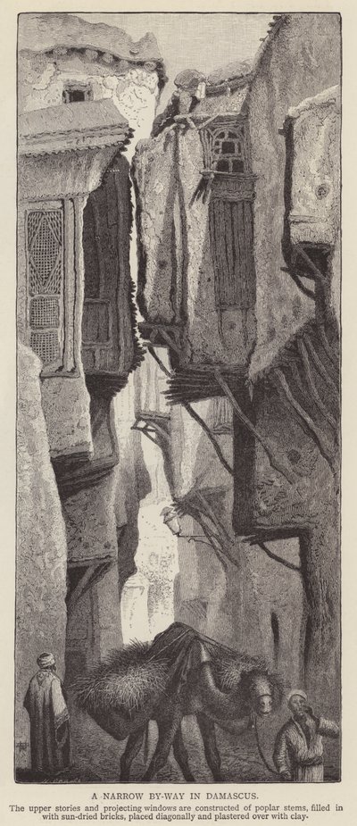 A Narrow By-way in Damascus by English School
