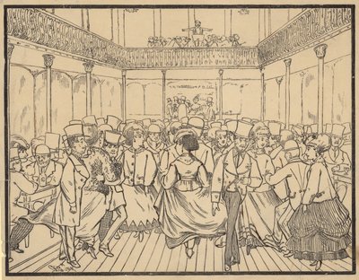A Night Out at a Dance by English School