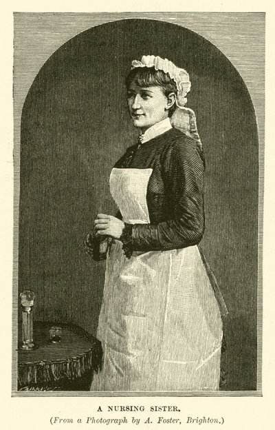 A Nursing Sister by English School