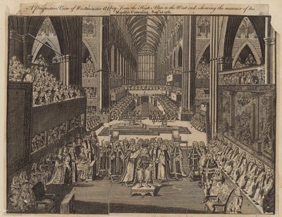 A Perspective View of Westminster Abbey from the High Altar in the West End by English School