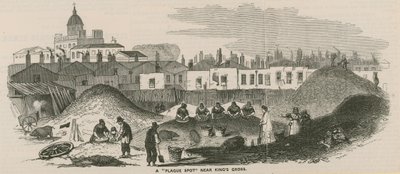 A Plague Spot Near Kings Cross, London by English School