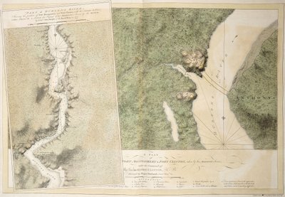 A plan of Fort Montgomery & Fort Clinton, 1774-1779 by English School