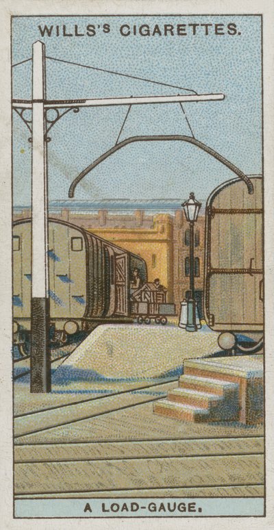 A railway load-gauge by English School