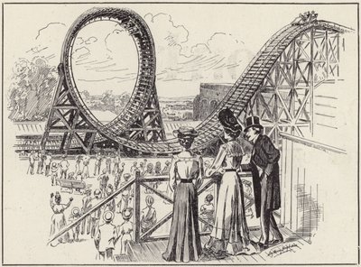 A topsy turvy railway by English School