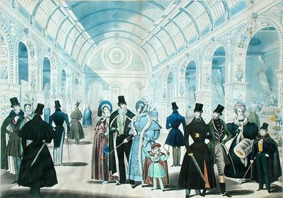 A View in the Pantheon, Oxford Street, London, Depicting Winter Fashions from Nov 1834 to April 1835, Published by B.Read & Co. by English School