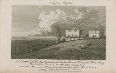 A View of the Freehold Estate of the Late John Sewell by English School