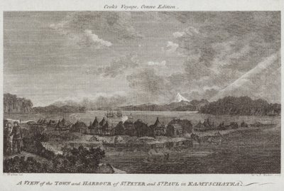 A View of the Town and Harbour of St Peter and St Paul in Kamtschatka by English School