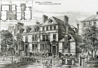 Abbey Place, St. Johns Wood, from The Building News, 18th January 1878 by English School