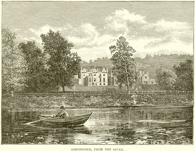 Abbotsford, from the River by English School