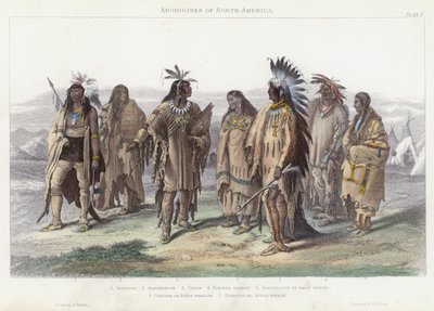 Aborigines of North America by English School