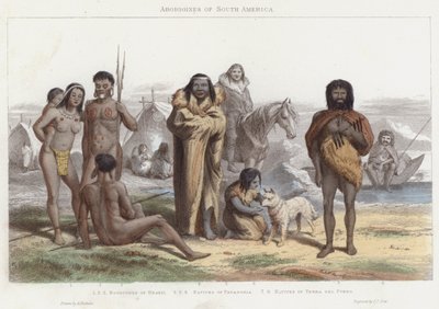 Aborigines of South America by English School