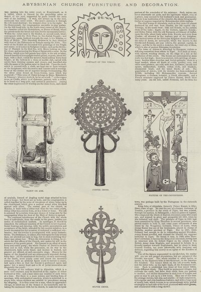 Abyssinian Church Furniture and Decoration by English School