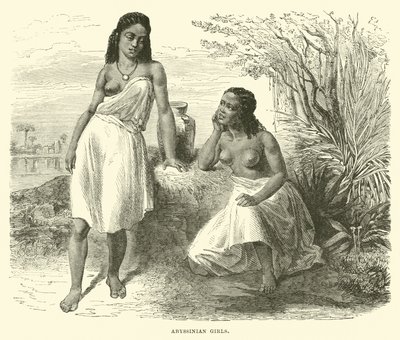 Abyssinian Girls by English School