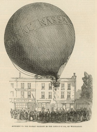Accident to the Nassau Balloon by English School
