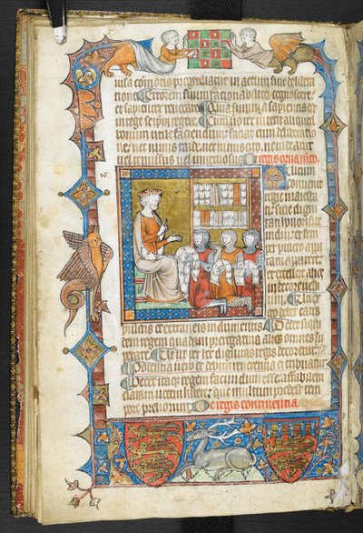 King with knights and furs, from 