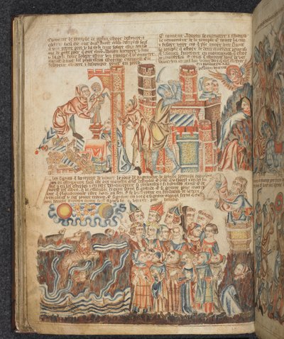Holkham Bible Picture Book by English School