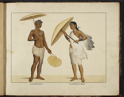 Two Kerala Brahmins, c.1828 by English School