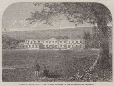 Addington House, Surrey, the Country Residence of the Archbishops of Canterbury by English School