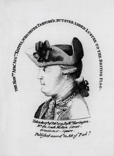 Admiral Augustus Keppel by English School