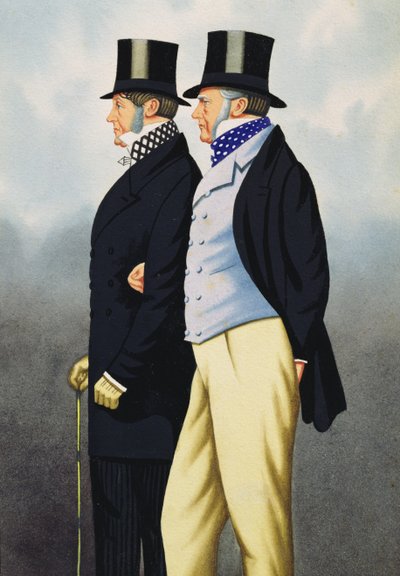 Admiral Henry John Rous and George Payne, Fathers of the Turf by English School