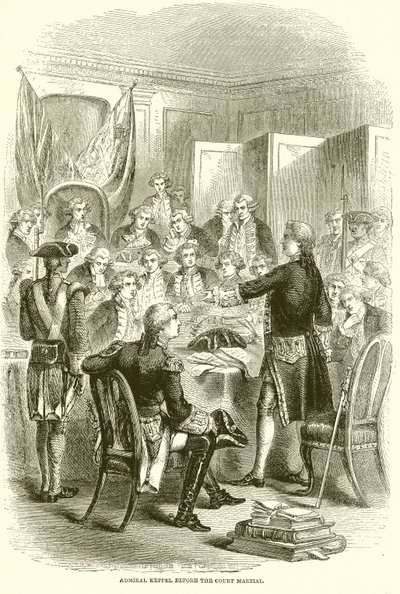 Admiral Keppel Before the Court Martial by English School