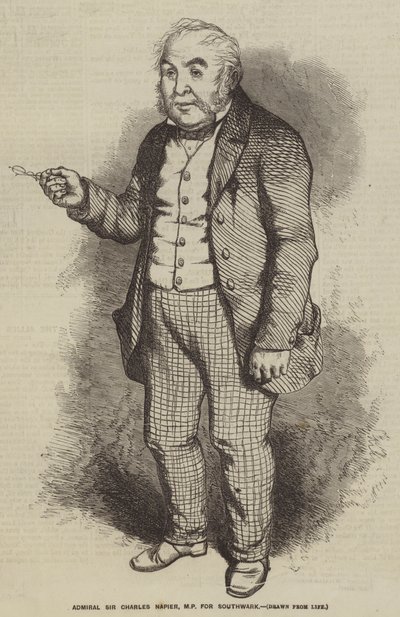 Admiral Sir Charles Napier, MP for Southwark by English School