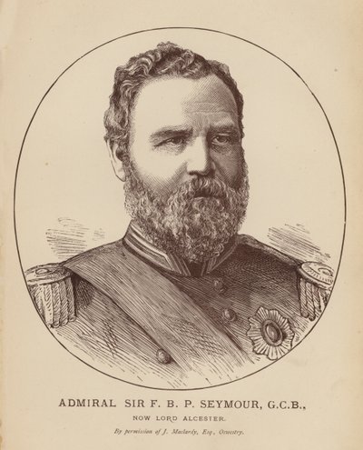 Admiral Sir F B P Seymour, GCB, Now Lord Alcester (engraving) by English School