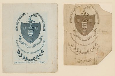 Admission tickets for the trial of Warren Hastings by English School