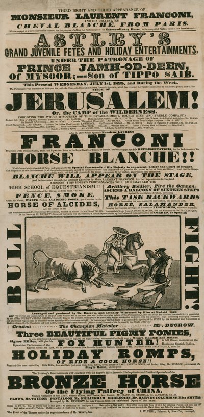 Advert for Astley